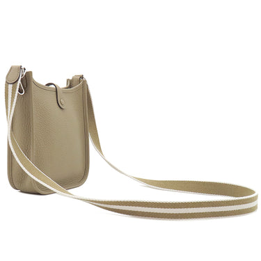 エルメス HERMES エヴリンTPM アマゾン ベージュマルファ トリヨンクレマンス ショルダーバッグ シルバー金具