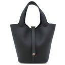 エルメス HERMES ピコタンロックPM ブラック トリヨンクレマンス ハンドバッグ ゴールド金具 新品 未使用 黒