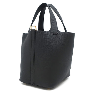 エルメス HERMES ピコタンロックPM ブラック トリヨンクレマンス ハンドバッグ ゴールド金具 新品 未使用 黒