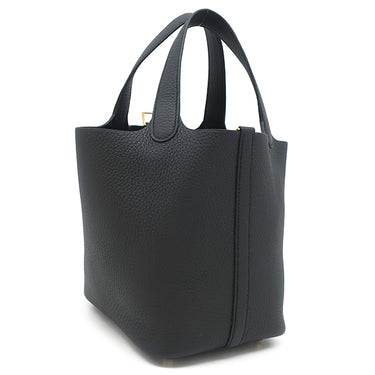 エルメス HERMES ピコタンロックPM ブラック トリヨンクレマンス ハンドバッグ ゴールド金具 新品 未使用 黒