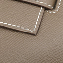 エルメス HERMES ケリー28 外縫い エトゥープ ヴォーエプソン 2WAYバッグ シルバー金具 グレージュ