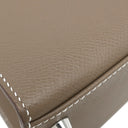 エルメス HERMES ケリー28 外縫い エトゥープ ヴォーエプソン 2WAYバッグ シルバー金具 グレージュ