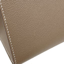 エルメス HERMES ケリー28 外縫い エトゥープ ヴォーエプソン 2WAYバッグ シルバー金具 グレージュ