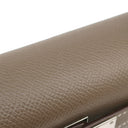 エルメス HERMES ケリー28 外縫い エトゥープ ヴォーエプソン 2WAYバッグ シルバー金具 グレージュ