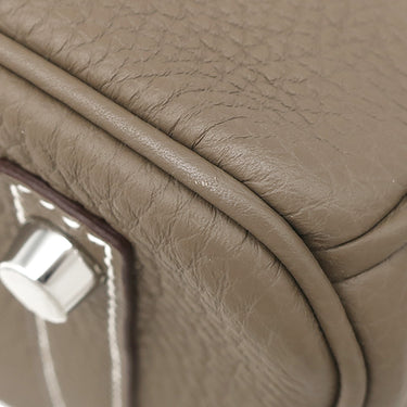 エルメス HERMES バーキン30 エトゥープ トゴ ハンドバッグ シルバー金具 グレージュ