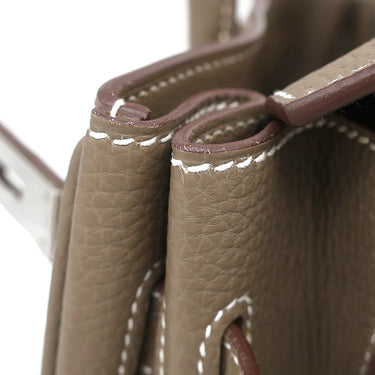 エルメス HERMES バーキン30 エトゥープ トゴ ハンドバッグ シルバー金具 グレージュ