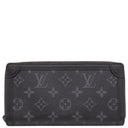 ルイヴィトン LOUIS VUITTON トランク ジッピーウォレット M80558 モノグラムエクリプス モノグラムエクリプス 長財布 ブラック金具 黒 グレー ラウンドファスナー