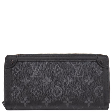ルイヴィトン LOUIS VUITTON トランク ジッピーウォレット M80558 モノグラムエクリプス モノグラムエクリプス 長財布 ブラック金具 黒 グレー ラウンドファスナー