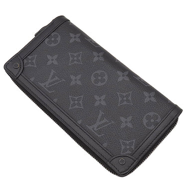 ルイヴィトン LOUIS VUITTON トランク ジッピーウォレット M80558 モノグラムエクリプス モノグラムエクリプス 長財布 ブラック金具 黒 グレー ラウンドファスナー