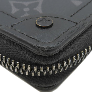 ルイヴィトン LOUIS VUITTON トランク ジッピーウォレット M80558 モノグラムエクリプス モノグラムエクリプス 長財布 ブラック金具 黒 グレー ラウンドファスナー