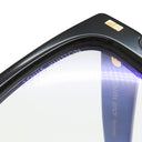 ルイヴィトン LOUIS VUITTON オプティカル LV エスケイプ ブルーレイ 53□22 Z1597E ブラック プラスチック サングラス ゴールド金具 黒 スクエアシェイプ