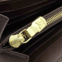 ルイヴィトン LOUIS VUITTON ポルトフォイユ サラ N63209 ダミエエベヌ ダミエキャンバス 長財布 ゴールド金具 茶