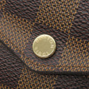 ルイヴィトン LOUIS VUITTON ポルトフォイユ サラ N63209 ダミエエベヌ ダミエキャンバス 長財布 ゴールド金具 茶
