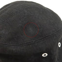 ルイヴィトン LOUIS VUITTON シャポー モノグラムデニム M76208 ブラック×イエロー コットン ポリエステル 14038 #58 ハット シルバー金具 黒 黄色 バケットハット リバーシブル