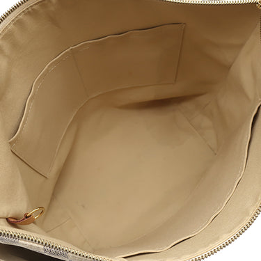 ルイヴィトン LOUIS VUITTON トータリー MM N51262 ダミエアズール ダミエアズールキャンバス トートバッグ ゴールド金具 白