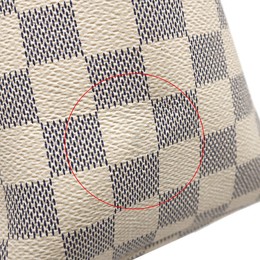 ルイヴィトン LOUIS VUITTON トータリー MM N51262 ダミエアズール ダミエアズールキャンバス トートバッグ ゴールド金具 白