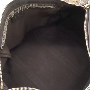 グッチ GUCCI GGクリスタル ボストン 265697 ベージュXブラウン PVC レザー ボストンバッグ ハンドバッグ ビニールコーティング