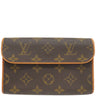 ルイヴィトン LOUIS VUITTON ポシェット フロランティーヌ M51855 モノグラム モノグラムキャンバス ウエストバッグ ゴールド金具 茶 ウエストポーチ ベルトバッグ