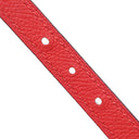 エルメス HERMES フォーカス メドール ピンク系 ヴォーエプソン スイフト #75 ベルト シルバー金具 赤 リバーシブル H金具