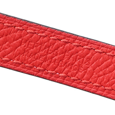 エルメス HERMES フォーカス メドール ピンク系 ヴォーエプソン スイフト #75 ベルト シルバー金具 赤 リバーシブル H金具