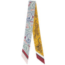 エルメス HERMES ツイリー グリペルル×ルージュH×ヴェールアマンド シルク スカーフ 【GUEPARDS BANDANA MULT/チーター バンダナ】