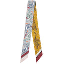 エルメス HERMES ツイリー グリペルル×ルージュH×ヴェールアマンド シルク スカーフ 【GUEPARDS BANDANA MULT/チーター バンダナ】