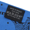エルメス HERMES ツイリー ブルーシエル×ジョーヌヴィフ×レッド シルク スカーフ 【GUEPARDS BANDANA MULT/チーター バンダナ】
