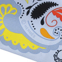 エルメス HERMES ツイリー ブルーシエル×ジョーヌヴィフ×レッド シルク スカーフ 【GUEPARDS BANDANA MULT/チーター バンダナ】