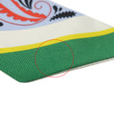 エルメス HERMES ツイリー ブルーシエル×ジョーヌヴィフ×レッド シルク スカーフ 【GUEPARDE BANDANA/チーター バンダナ】