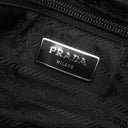 プラダ PRADA 三角ロゴ BT0741 ブラック ナイロン ショルダーバッグ シルバー金具 黒