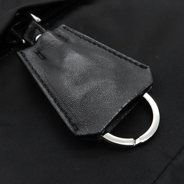 プラダ PRADA 三角ロゴ BT0741 ブラック ナイロン ショルダーバッグ シルバー金具 黒