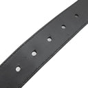 ルイヴィトン LOUIS VUITTON サンチュール ボストン 85/34 M9674 ノワール ダミエアンフィニ #85 ベルト シルバー金具 黒