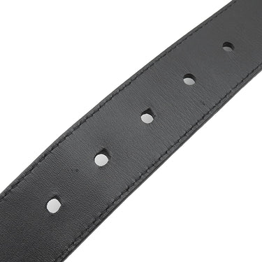 ルイヴィトン LOUIS VUITTON サンチュール ボストン 85/34 M9674 ノワール ダミエアンフィニ #85 ベルト シルバー金具 黒