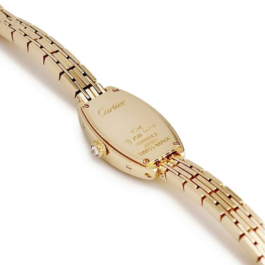 腕時計 カルティエ Cartier ミニトノー ラニエール WJ2007X3 クオーツ レディース K18YG無垢 純正ダイヤ イエローゴールド ローマン