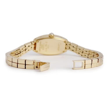 腕時計 カルティエ Cartier ミニトノー ラニエール WJ2007X3 クオーツ レディース K18YG無垢 純正ダイヤ イエローゴールド ローマン