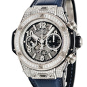 腕時計 ウブロ HUBLOT ビッグバン ウニコ チタニウム ジュエリー 421.NX.1170.RX.0904 自動巻き メンズ 純正ダイヤ クロノグラフ