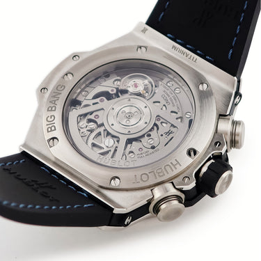 腕時計 ウブロ HUBLOT ビッグバン ウニコ チタニウム ジュエリー 421.NX.1170.RX.0904 自動巻き メンズ 純正ダイヤ クロノグラフ