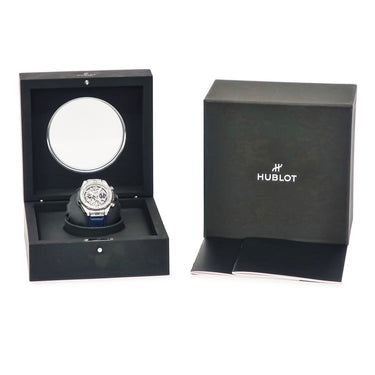 腕時計 ウブロ HUBLOT ビッグバン ウニコ チタニウム ジュエリー 421.NX.1170.RX.0904 自動巻き メンズ 純正ダイヤ クロノグラフ