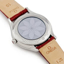 腕時計 オメガ OMEGA デ ヴィル トレゾア 428.18.36.60.04.002 クオーツ レディース 純正ダイヤ シルバー レッド