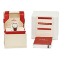 腕時計 オメガ OMEGA デ ヴィル トレゾア 428.18.36.60.04.002 クオーツ レディース 純正ダイヤ シルバー レッド