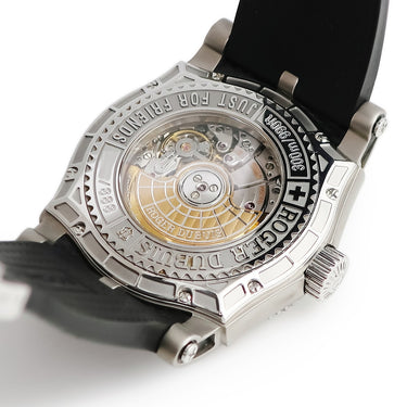 腕時計 ロジェデュブイ ROGER DUBUIS シンパシー イージーダイバー SE46.14.7 自動巻き メンズ ブラック レッド 逆回転防止ベゼル 限定