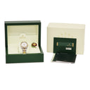 腕時計 ロレックス ROLEX デイトジャスト ターノグラフ 116263 自動巻き メンズ D番 K18YG×SS コンビ ホワイト バー 緑針 日本限定