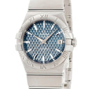 腕時計 オメガ OMEGA コンステレーション コーアクシャル クロノメーター 123.10.35.20.03.002 自動巻き メンズ デイト ブルー