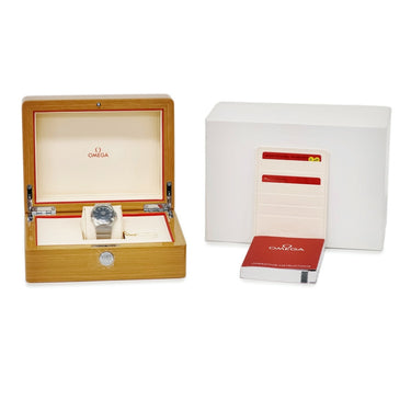 腕時計 オメガ OMEGA コンステレーション コーアクシャル クロノメーター 123.10.35.20.03.002 自動巻き メンズ デイト ブルー