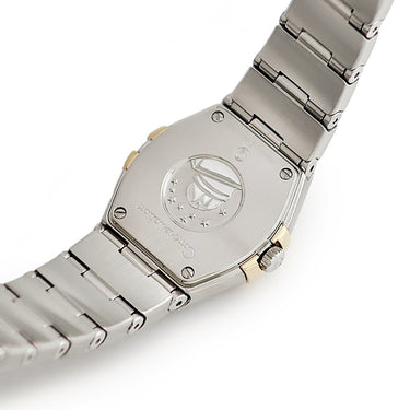 腕時計 オメガ OMEGA コンステレーション 123.20.24.60.57.002 クオーツ レディース K18YG×SS コンビ 純正ダイヤ シェル シャンパン