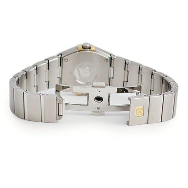 腕時計 オメガ OMEGA コンステレーション 123.20.24.60.57.002 クオーツ レディース K18YG×SS コンビ 純正ダイヤ シェル シャンパン