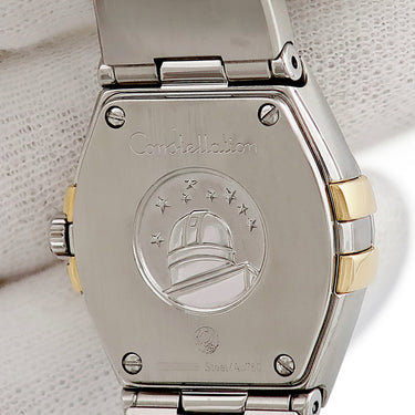 腕時計 オメガ OMEGA コンステレーション 123.20.24.60.57.002 クオーツ レディース K18YG×SS コンビ 純正ダイヤ シェル シャンパン