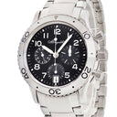 腕時計 ブレゲ BREGUET トランスアトランティック タイプXX 3820ST 自動巻き メンズ ブラック コインエッジ クロノグラフ アラビア