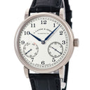 腕時計 ランゲ&ゾーネ LANGE&SOHNE 1815 アップ/ダウン 234.026 LSLS2343AJ 手巻き メンズ K18WG無垢 シルバー アラビア 青針