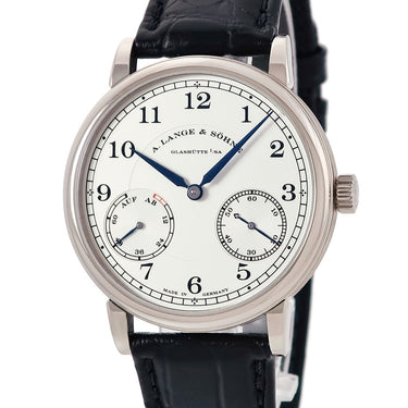 腕時計 ランゲ&ゾーネ LANGE&SOHNE 1815 アップ/ダウン 234.026 LSLS2343AJ 手巻き メンズ K18WG無垢 シルバー アラビア 青針